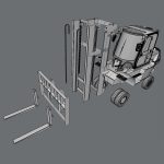 Forklift Truck Hyundai 80D-9