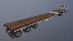 Freightliner FLT dropdeck trailer