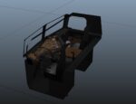 Freightliner FLT dropdeck trailer