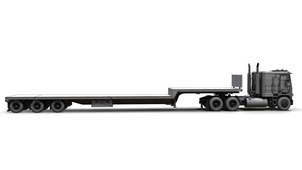 Freightliner FLT dropdeck trailer
