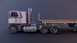 Freightliner FLT dropdeck trailer