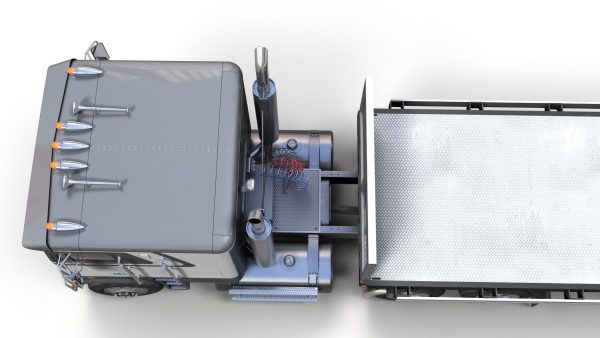 Freightliner FLT dropdeck trailer