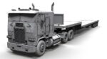 Freightliner FLT dropdeck trailer