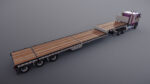 Freightliner FLT dropdeck trailer