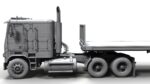 Freightliner FLT dropdeck trailer