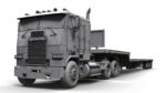 Freightliner FLT dropdeck trailer