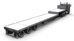 Freightliner FLT dropdeck trailer