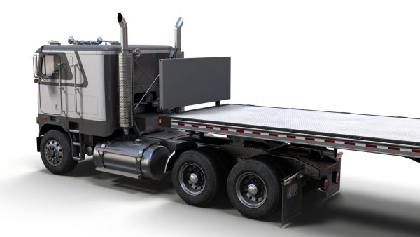 Freightliner FLT dropdeck trailer