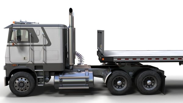 Freightliner FLT dropdeck trailer