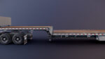 Freightliner FLT dropdeck trailer