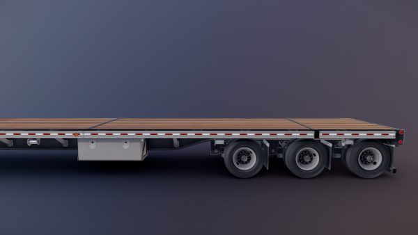 Freightliner FLT dropdeck trailer