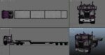 Freightliner FLT dropdeck trailer