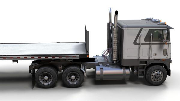 Freightliner FLT dropdeck trailer