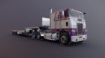 Freightliner FLT dropdeck trailer