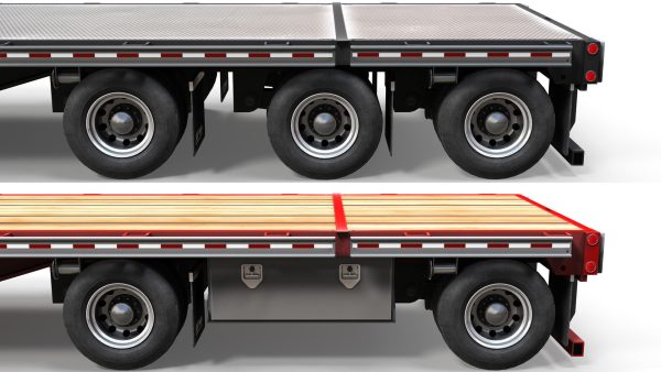 Freightliner FLT dropdeck trailer