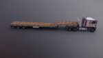 Freightliner FLT dropdeck trailer