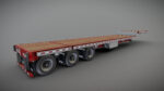 Freightliner FLT dropdeck trailer