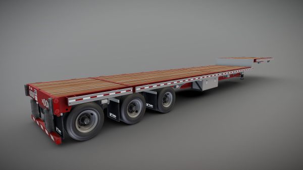 Freightliner FLT dropdeck trailer
