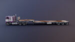 Freightliner FLT dropdeck trailer
