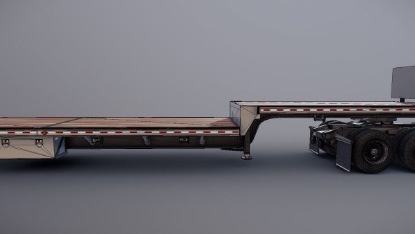 Freightliner FLT dropdeck trailer