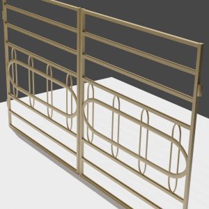 front-door-3d-model-low-poly-obj-fbx-dae