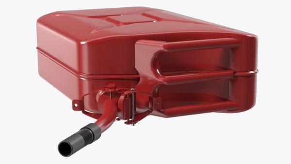 Fuel Can with Flexible Spout Red