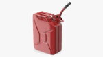 Fuel Can with Flexible Spout Red