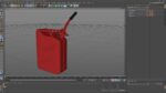 Fuel Can with Flexible Spout Red