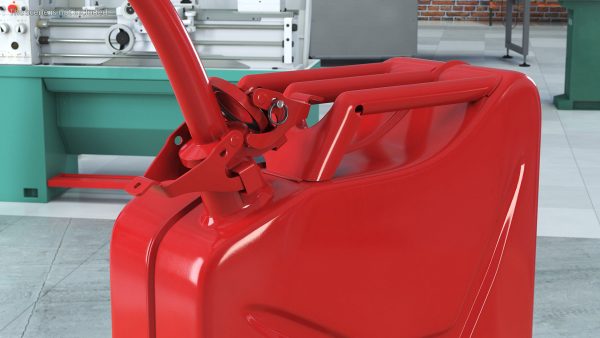 Fuel Can with Flexible Spout Red