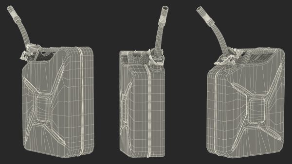Fuel Can with Flexible Spout Red
