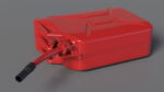 Fuel Can with Flexible Spout Red