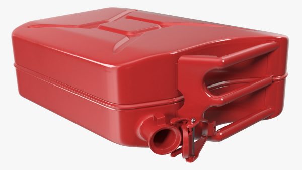 Fuel Can with Flexible Spout Red