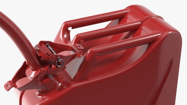 Fuel Can with Flexible Spout Red