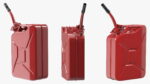 Fuel Can with Flexible Spout Red