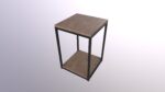 Furniture End Table Industrial