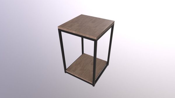 Furniture End Table Industrial