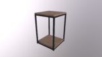 Furniture End Table Industrial