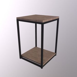 Furniture End Table Industrial