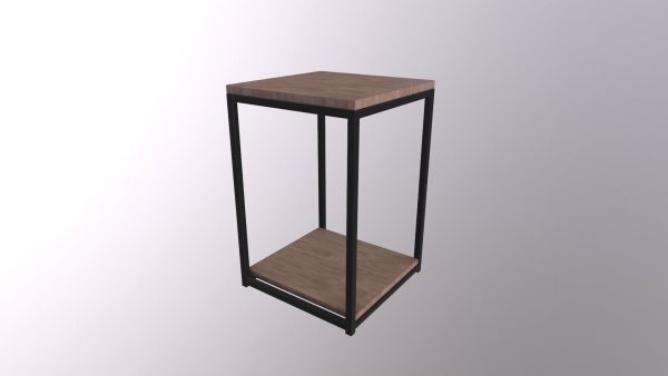 Furniture End Table Industrial
