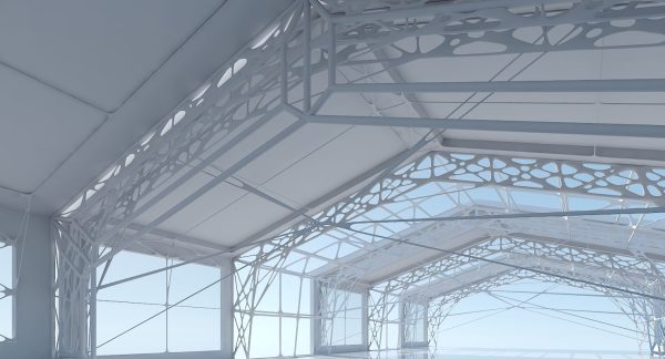 Futuristic Architectural Structure 12