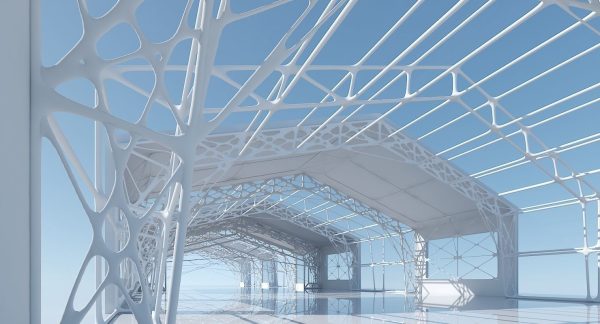 Futuristic Architectural Structure 12