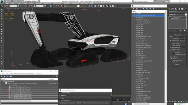 Futuristic Excavator Machine New