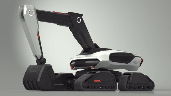 Futuristic Excavator Machine New