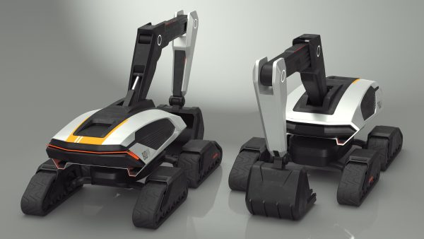 Futuristic Excavator Machine New