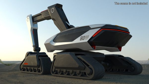 Futuristic Excavator Machine New