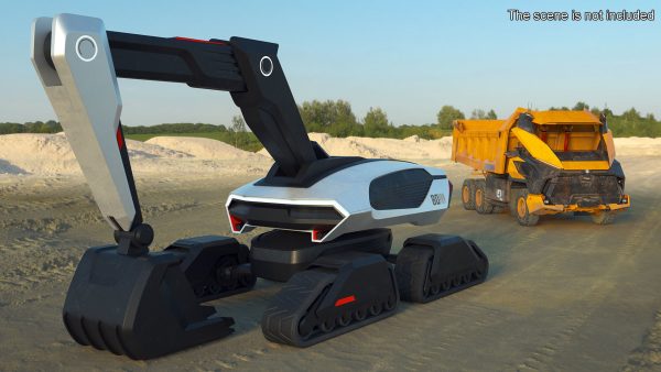 Futuristic Excavator Machine New
