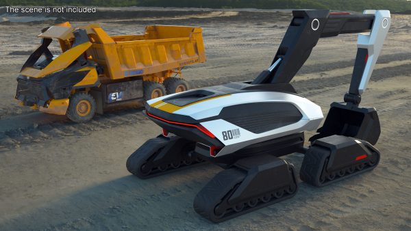 Futuristic Excavator Machine New