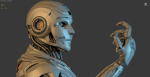 Futuristic Robot Man 3 - Rigged