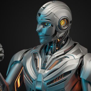 Futuristic Robot Man 3 - Rigged