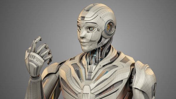 Futuristic Robot Man 3 - Rigged